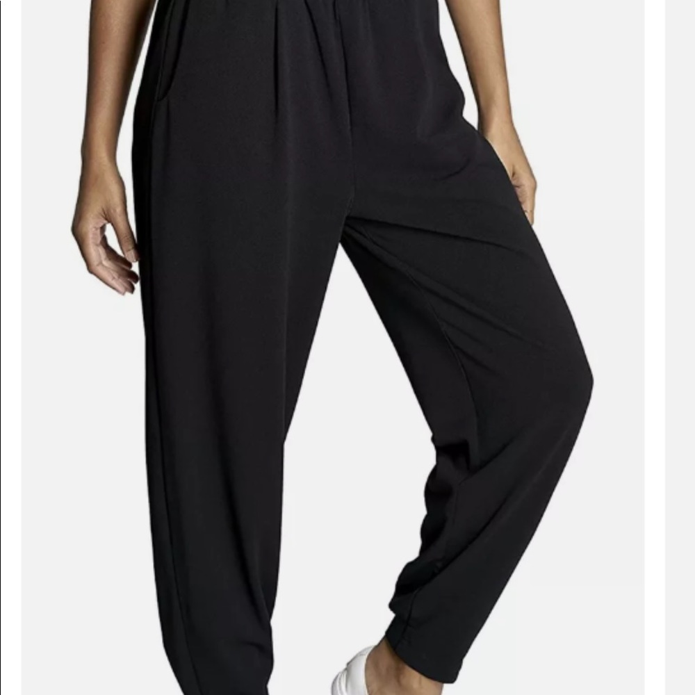 Dubgee by Whoopi NWT Navy Pleated Joggers S